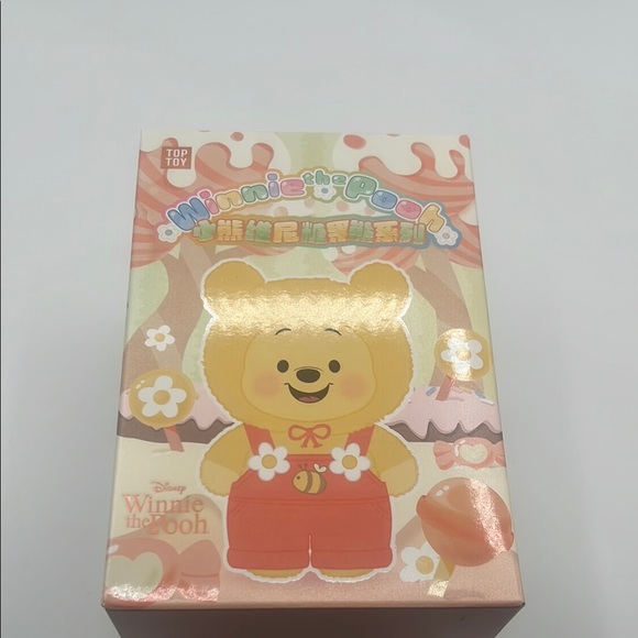 BNWT - TOP TOY WINNIE THE POOH CANDY BEAR PLUSH BIND BOX SEALED BOX - Picture 1 of 2